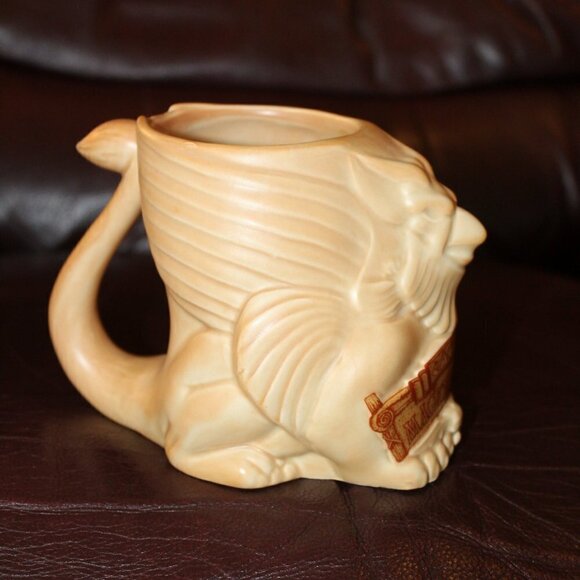 VTG Tiki mug Caesar Magical Empire Figural Sphinx mythological creature unique - Picture 7 of 10